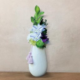 お供え用 プリザーブドフラワー「Calm (カーム/静けさ)」花 お誕生日 御祝い 開店祝い 結婚祝い 結婚記念日 御供 お見舞い 送別