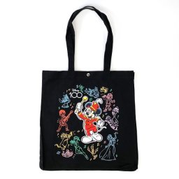 ディズニー 100周年 ミッキー キャンパストートバッグ （ブラック） Disney