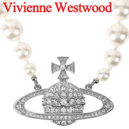 ヴィヴィアンウエストウッド ネックレス レディース Vivienne Westwood ヴィヴィアン ワンロウパールバスレリーフチョーカー シルバー×ホワイトパール 63010106-02P104 W1 【ラッピング無料 誕生日 お祝い プレゼント ギフト 贈り物】