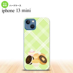 iPhone13mini iPhone13 mini ケース ハードケース スイーツ ドーナツ 緑  nk-i13m-662