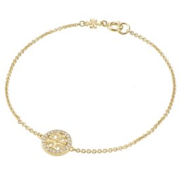 トリーバーチ TORY BURCH ブレスレット アクセサリー 80997-783 ダブルT ロゴ MILLER PAVE CHAIN BRACELET ミラー パヴェ チェーンブレスレット Tory Gold/Crystal ゴールド+クリア