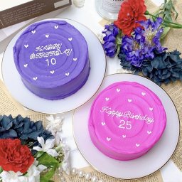 【選べる9色】ストロングカラーセンイルケーキハートドット｜ドット数字｜【メッセージ】【センイルケーキ】【記念日に】4号5号6号