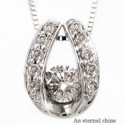 馬蹄 ホースシュー ダイヤモンド ネックレス ペンダント ダイヤ 0.15ct 18金 18k k18 イエローゴールド ピンクゴールド ホワイトゴールド チェーン レディース ジュエリー アクセサリー  プレゼント ギフト 人気 おすすめ 送料無料