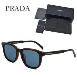 プラダ サングラス メンズ レディース ブランド アイウェア UVカット アジアンフィット 日焼け対策 ケース付 ギフト PRADA ブラック 0PRA21SF-17N06A-55