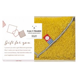 DAILY PRAIRIE リバーシブルタオルハンカチ イエロー ／ハンカチ・ハンドタオル バッグ・小物・雑貨 ファッション 結婚祝い プレゼント ギフト 結婚内祝い お返し おしゃれ 友達 メッセージ のし 職場 ハイセンス 人気 出産祝い 出産内祝い 送料無料 2026 送料無料 ギフト プレゼント プチギフト 内祝い 快気祝い 出産祝い 結婚祝い 引出物 新築祝い お返し
