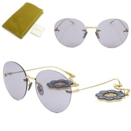 グッチ サングラス GUCCI GG1149S-006 サングラス アジアンフィット レディース ゴールド ヴァイオレット