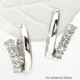 ピアス フープピアス プラチナ プラチナ900 pt900 ダイヤモンド 0.3ct 中折れ式 レディース ジュエリー アクセサリー プレゼント ギフト 人気 おすすめ 送料無料