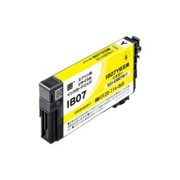 【推奨品】エコリカ ECI-EIB07B-Y エコリカ エプソン IB07YB 対応 リサイクル インク カートリッジ 残量表示機能付 イエロー