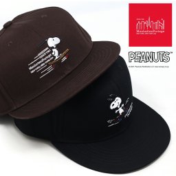 帽子 Manhattan Portage PEANUTS スヌーピー キャップ メンズ 帽子 レディース マンハッタンポーテージ ピーナッツ スケーター ロゴキャップ オールシーズン 全2色 ブラウン ブラック 10代 20代 30代 ファッション おしゃれ 小物 ギフト プレゼント