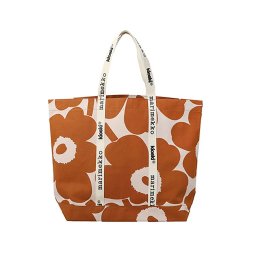 マリメッコ marimekko バッグ トートバッグ 大型 092457 878 CARRIER BIG UNIKKO レディース ブラウン系