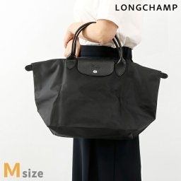 ロンシャン トートバッグ レディース ブランド プリアージュ M サステナブル 折り畳み 軽量 L1623919001 ブラック