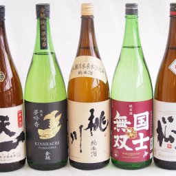 米の旨味よい日本酒5本セット(早川酒造部天一 純米酒 (三重県) 桃川 純米酒 (青森県) 金しゃち酒造金鯱 夢吟香 純米酒 (愛知県) 奥の松酒造 特別純米酒 (福島県) 高砂酒造国士無双 純米酒 (北海道)) 1800ml×5本