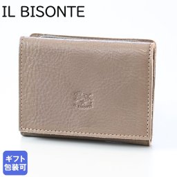 イルビゾンテ IL BISONTE 三つ折り財布 メンズ レディース バケッタレザー 本革 トルトラ C0593P 618 SMW043PV0005GY103B 送別会 誕生日 お中元 結婚祝い 結婚式 彼氏 息子 夫 男性 彼女 妻 女性 財布 高級 父の日 母の日クリスマスプレゼント ファッション小物 ホワイトデー
