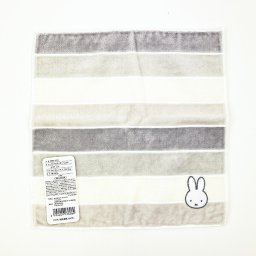 ミッフィー miffy ハンカチ (セサミ) パステルボーダー