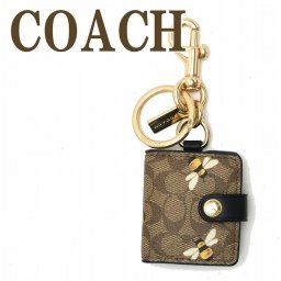 コーチ COACH キーホルダー キーリング 写真ケース Bee ハチ はち C8624IMTW5 【ネコポス】 ブランド 人気