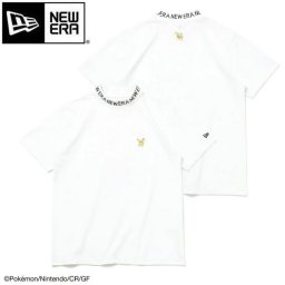 ニューエラ ゴルフ 半袖 ミッドネック パフォーマンス Tシャツ Pokemon ポケモン ピカチュウ ホワイト NEW ERA (14124680) 2024年春夏モデル お誕生日祝い お祝い 記念品 お父さん 父の日 彼氏 男性 30代 40代 50代 60代  還暦祝い 敬老の日 人気プレゼント プレゼント