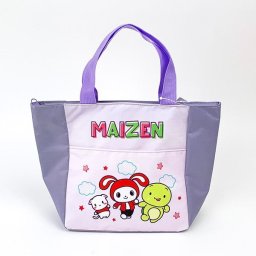 まいぜんシスターズ 保冷クーラートート トートバッグ ランチトート お弁当 パープル