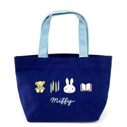 ミッフィー Miffy トートバッグ ワッペンシリーズ NV バッグ サブバッグ ネイビー グッズ  (MCOR)