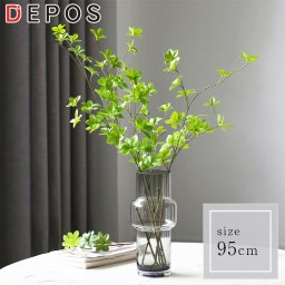 人工観葉植物 フェイクグリーン 90cm 100cm 観葉植物 緑 リアル  造花 インテリア ミニ 卓上 屋内 室内  おしゃれ 枝 フラワーアレンジメント ドウダンツツジ 95cm 4本セット hnw1