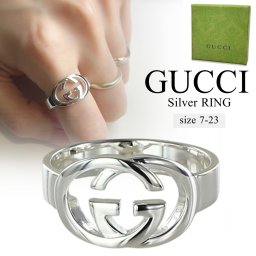 GUCCI グッチ リング 指輪 メンズ レディース ユニセックス シルバー925 選べるサイズ シンプル ロゴ おしゃれ ブランドアクセサリー 誕生日 結婚式 結婚記念日 プレゼント 夫 妻 彼氏 彼女 お祝い ギフト シルバーアクセサリー 成人 卒業 入学