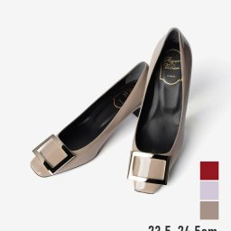 ロジェ ヴィヴィエ ROGER VIVIER DEC.TROMPETTE T.45 トランペット パテントレザー パンプス RVW44815280D1P ヒール バックル レディース シューズ