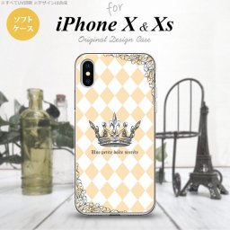 【iPhoneX】【スマホケース/スマホカバー】【アイフォンX】iPhoneX スマホケース カバー アイフォンX 王冠 オレンジ nk-ipx-tp1453【メール便送料無料】