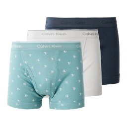 カルバンクライン：COTTON CLASSICS ボクサーパンツ 3PK (マイクロ・チップ／ゾーニ・ビーチ／インク)[ボクサーパンツ/ 男性下着/ メンズインナー/人気ブランド/おすすめギフト/誕生日プレゼント/メンズファッション]