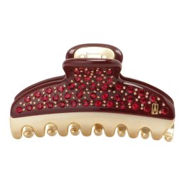 アレクサンドル ドゥ パリ ALEXANDRE DE PARIS ヘアアクセサリー ヘアクリップ ICCM 15571 04 B2 ahal00055l PINCES VENDOME CLIP M 7.5CM ヴァンドーム Mサイズ スワロフスキークリスタル 髪留め レディース ボルドー+ゴールド