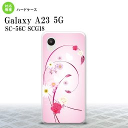 GalaxyA23 Galaxy A23 スマホケース 背面ケース ハードケース 花柄 ミックス A ピンク 2022年 10月発売 nk-a23-273