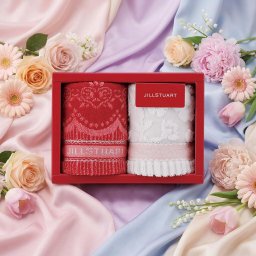 ジルスチュアート　ボヌール　タオルハンカチセット 58-3249100  ギフト 内祝い 御祝 御礼 記念品 引出物 結婚式 プレゼント 出産内祝い 結婚お祝い