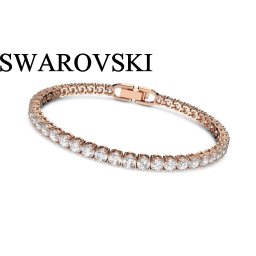 Swarovski スワロフスキー ブレスレット 5464948 Tennis Deluxe レディース ローズゴールド 海外正規品