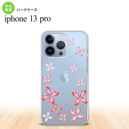 iPhone13 Pro iPhone13Pro ケース ハードケース 花柄 カット 赤 iPhone13Pro専用 nk-i13p-806