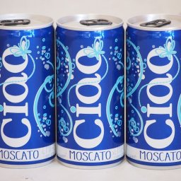 飲みきりイタリアワイン缶3本セット(チャオ モスカート 甘口微発泡白ワイン) 200ml×3本