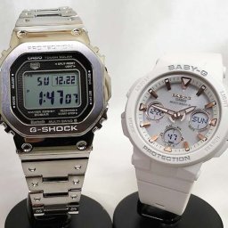恋人たちのGショックペアウォッチ G-SHOCK BABY-G ソーラー電波  カシオ 2本セット アナデジ GMW-B5000D-1JF BGA-2500-7AJF ラッピング無料