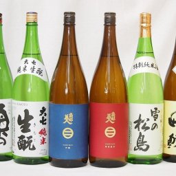 東北限定地酒日本酒6本セット(岩手県南部美人 特別純米酒・本醸造1800、福島県奥の松酒造 特別純米酒1800、宮城県大和蔵酒造 雪の松島　特別純米酒1800、福島県大七酒造 生もと純米酒1800、福島県奥の松 吟醸1800)