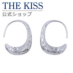 【ラッピング無料】THE KISS 公式ショップ 金属アレルギー対応 サージカルステンレス ハワイアンジュエリーハワイアン彫り ペアピアス レディース・メンズ 単品 ペアアクセサリー カップル 人気 ジュエリーブランド THEKISS L-PE8023CZ アニバーサリー
