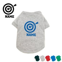 弓道1  名入れドッグTシャツ ドッグウェア 小型犬 中型犬 大型犬 弓　的　射る【city】