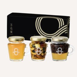 はちみつナッツ＆はちみつカカオ＆万花蜜（里山の春）3本セット 蜂蜜 ギフト プレゼント