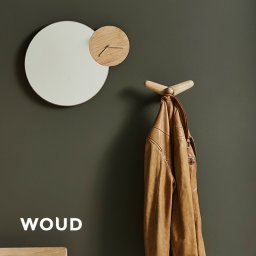 WOUD テイルウィングフック ミディアム ホワイト W150041[壁掛けフック 北欧 木製 おしゃれ かわいい 壁掛け ウォール フック コートフック ウォールフック コート掛け カバン掛け 帽子掛け 玄関 壁 オシャレ]