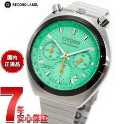 シチズンコレクション レコードレーベル ツノクロノ 特定店取扱いモデル AN3660-73X 腕時計 CITIZEN COLLECTION RECORD LABEL PLAYGROUND Edition TSUNO CHRONO【2026 新作】