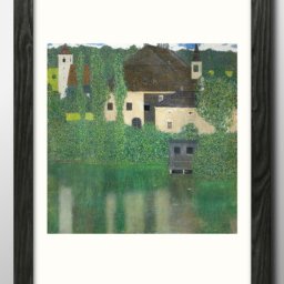 グスタフ クリムト Water Castle A3 サイズ ポスター アート おしゃれ 絵画 インテリア 北欧 イラスト マット紙 艶消し アートパネル 額 フレーム デザイン 壁掛け ギフト 新築祝い ディスプレイ 引越し祝い　新生活　空間デザイン 
