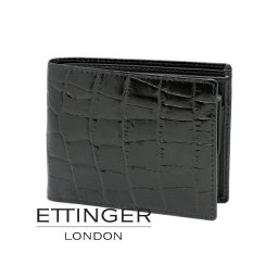 エッティンガー ETTINGER ２っ折り財布 CC141J EBONY メンズ 新品 並行輸入品 無料ラッピング可