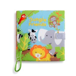 ナッツ＆ジュール Nat&Jules サウンドブック 音が鳴る布絵本 ジャングルフレンズ  ジャングルの仲間たち 5004700187 Jungle Friends 知育玩具