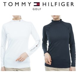 トミーヒルフィガー ゴルフ レディース TH モックネック長袖インナーシャツ TOMMY HILFIGER THLA317 2023春夏モデル お誕生日祝い お祝い 記念品 30代 40代 50代 60代 母の日 お母さん 還暦祝い 敬老の日 彼女 人気プレゼント プレゼント