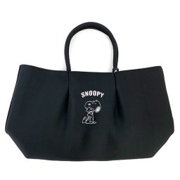   スヌーピー PEANUTS IP　グランデ　ヘウリー　Peanuts-8A トートバッグ ブラック  ルートート