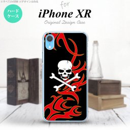 iPhoneXR iPhone XR スマホケース ハードケース ドクロ 白 赤 黄 メンズ レディース nk-ipxr-873
