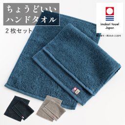 ちょうどいいハンドタオル メンズ レディース フェイスタオル ハンドタオル 顔拭きタオル 手拭きタオル 洗顔タオル 紳士 大人 Tps-153-2set 今治タオルブランド