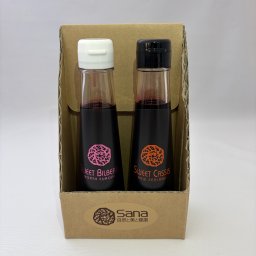 【スウィートビルベリー＆カシスの濃縮ジュースセット】 天然の北欧産ブルーベリー（ビルベリー）約1,000粒と最高品質のカシスを使用