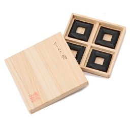 鋳心ノ工房 箸置き 【山形県】鋳心ノ工房(ちゅうしんのこうぼう)箸置き「角」4個セット(和/テーブルウェア/伝統工芸品/鉄鋳物/贈答品/はしおきおすすめ/内祝い/国産/日本産/職人)