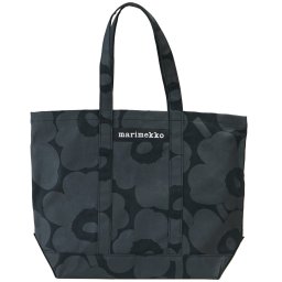 マリメッコ marimekko トートバッグ レディース Pieni Unikko Peruskassi Wx ピエニ ウニッコ ペルスカッシ ワックス ハンドバッグ ブラック 047587 999 北欧雑貨 北欧デザイン 送別会 誕生日 お中元 結婚祝い 結婚式 彼女 娘 妻 女性 ギフト 高級 父の日 母の日 即日発送 バレンタイン ファッション小物 ビジネス小物 ホワイトデー
